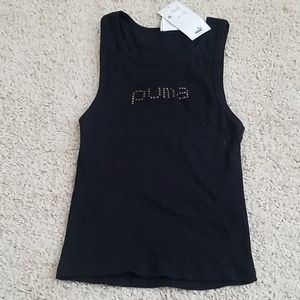 Puma Sportswear Spell Out Tank Ribbed S NWT